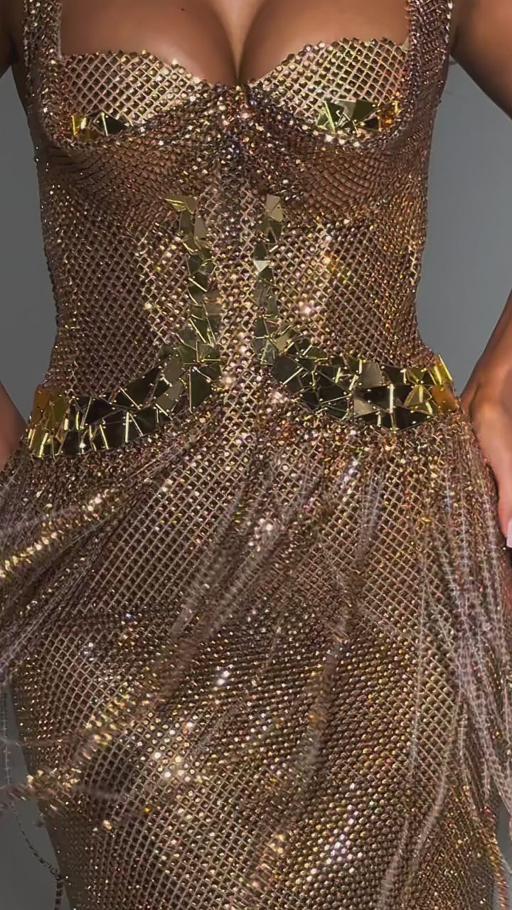 Golden Aura Dress (Made-to-Order)